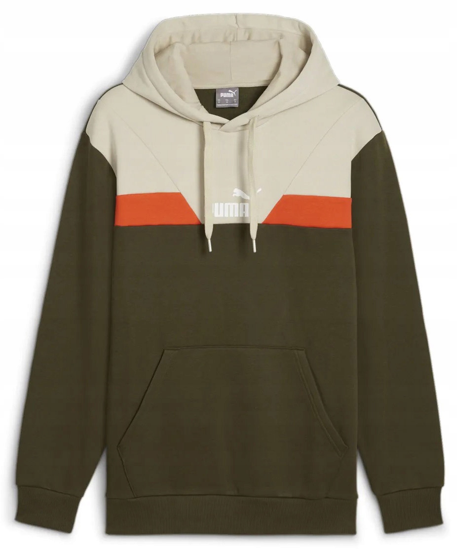 Tepláková mikina nerozepínací Puma s kapucí, zateplená, velikost S