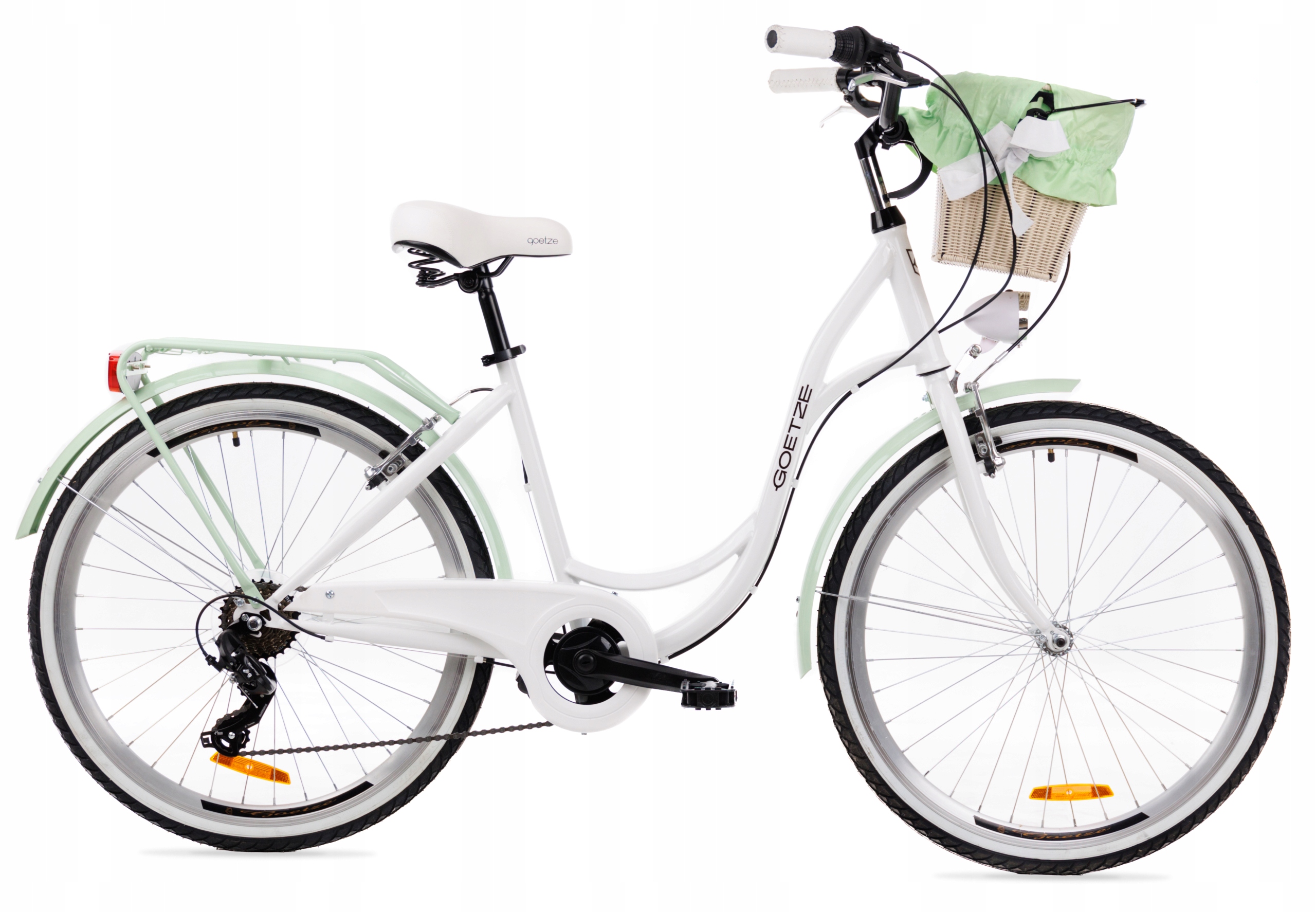 Damski Rower Miejski Goetze 26 Lekki Damka Shimano Kosz