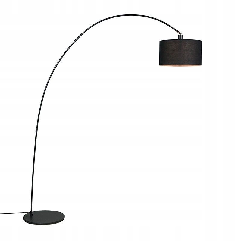 

Lampa podłogowa Qazqa vinossa E27 60 W czarny
