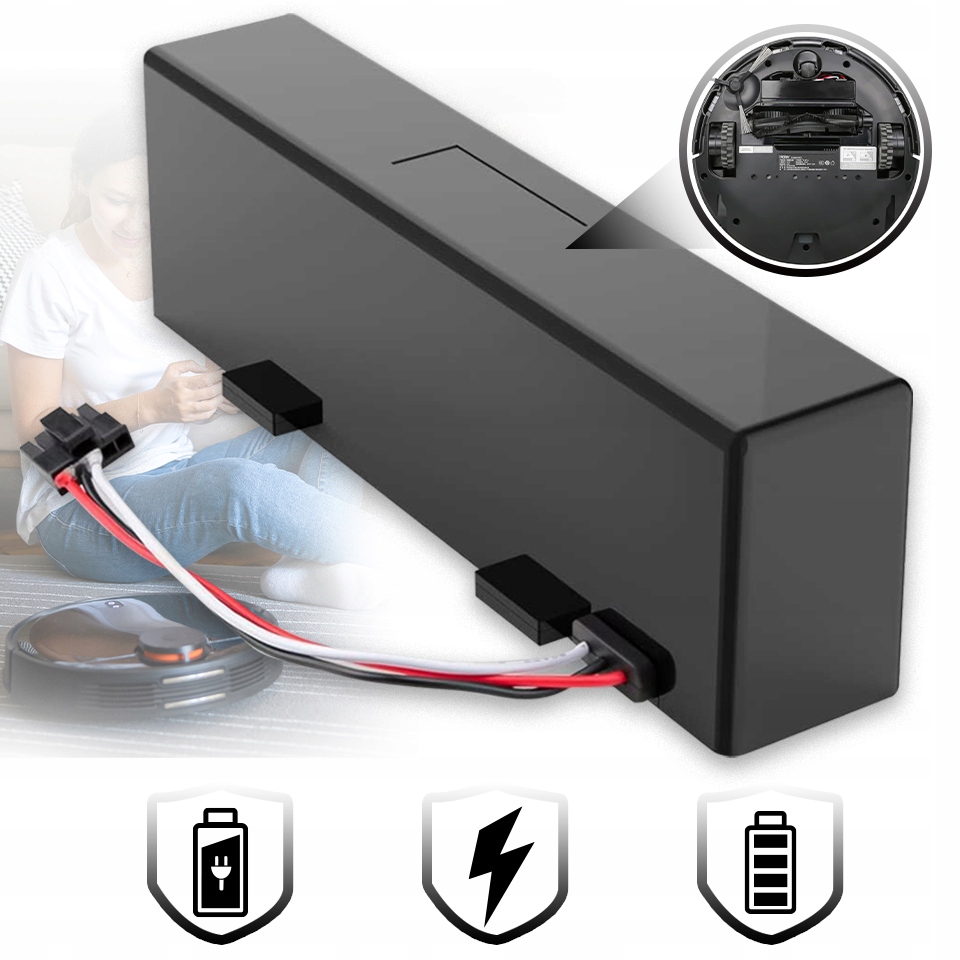 Baterie pro Viomi V2 Pro V3 Se STYTJ02YM Vacuum Mop Pro 14V 3,2Ah