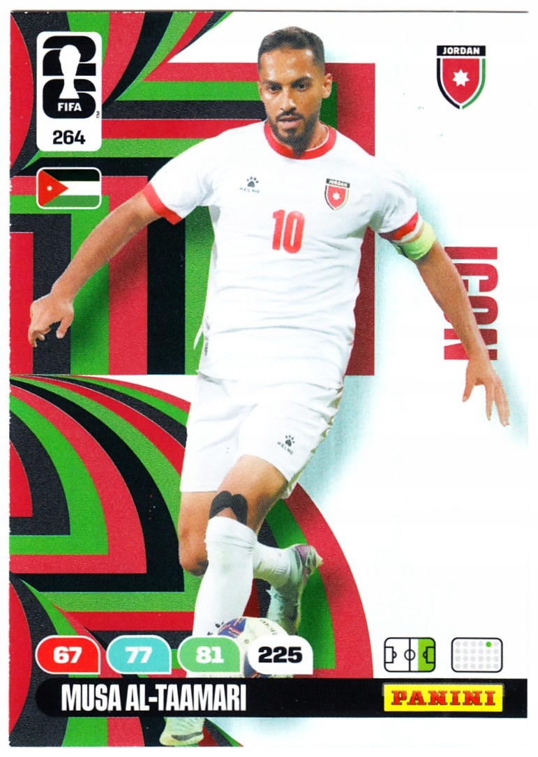 Karta Kolekcjonerska Panini Fifa World Cup 2026 Icon Musa Al-Taamari 264