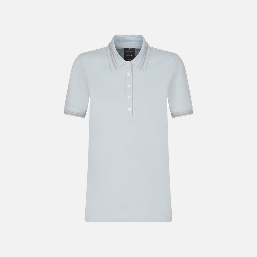 Geox Světle modré dámské polo tričko Polo