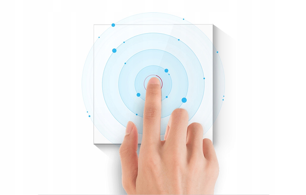 AVATTO POJEDYNCZY DOTYKOWY KLAWISZ SZKLANY WŁĄCZNIK WYŁĄCZNIK ŚWIATŁA BIAŁY Marka Tuya