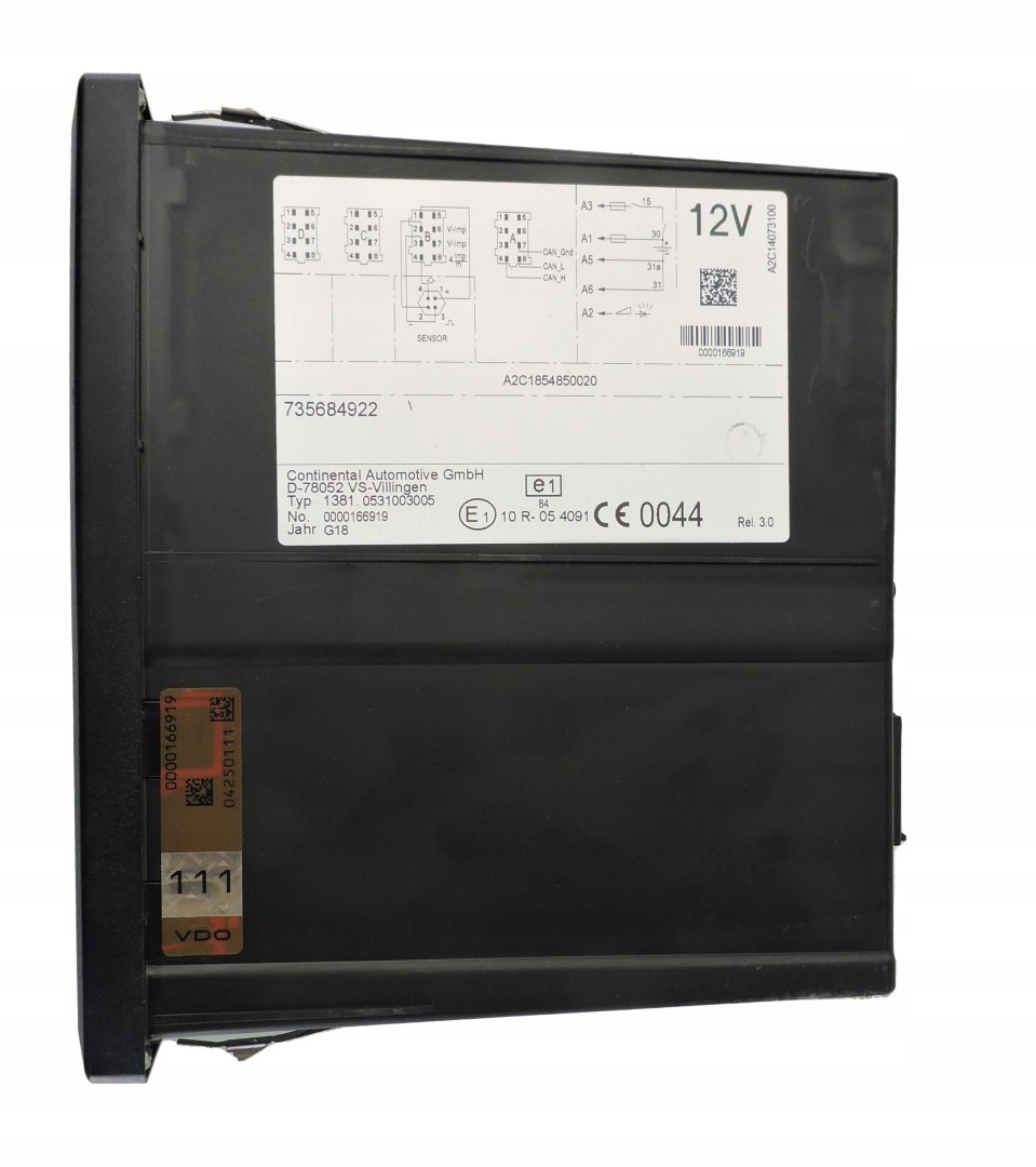 TACHOGRAF FIAT DUCATO 735684922 Marka VDO