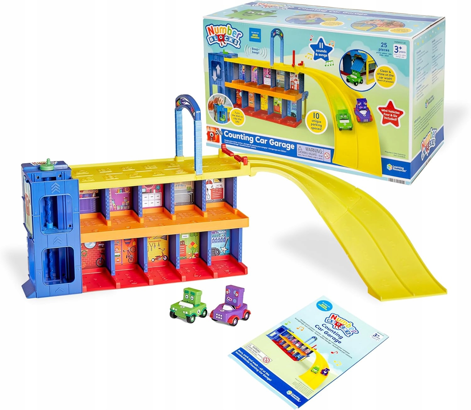 Learning Resources Number Blocks Garaż samochodowy HM96927-UK