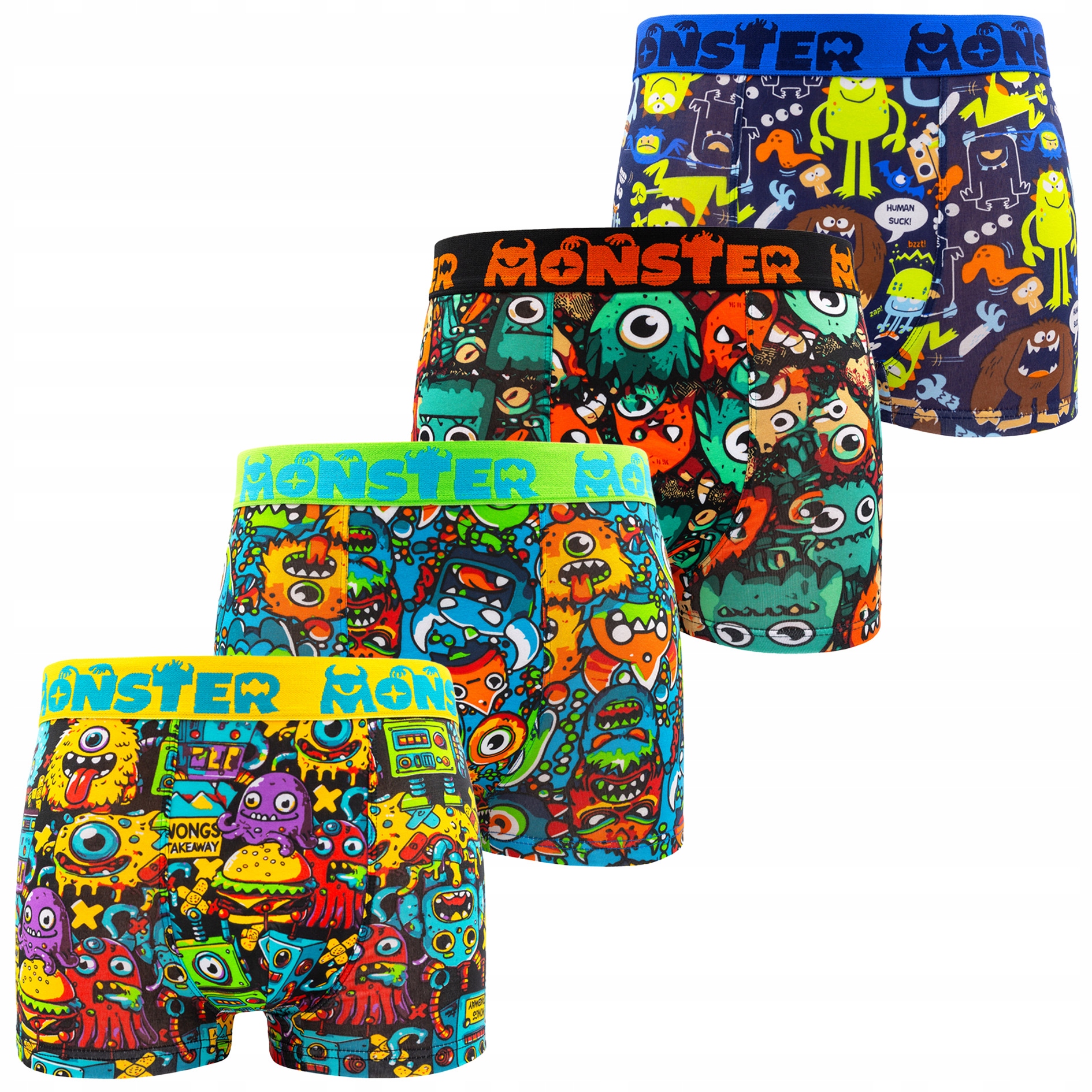 4x BOKSERKI DZIECIĘCE PREMIUM BAWEŁNIANE ROZMIAR 170