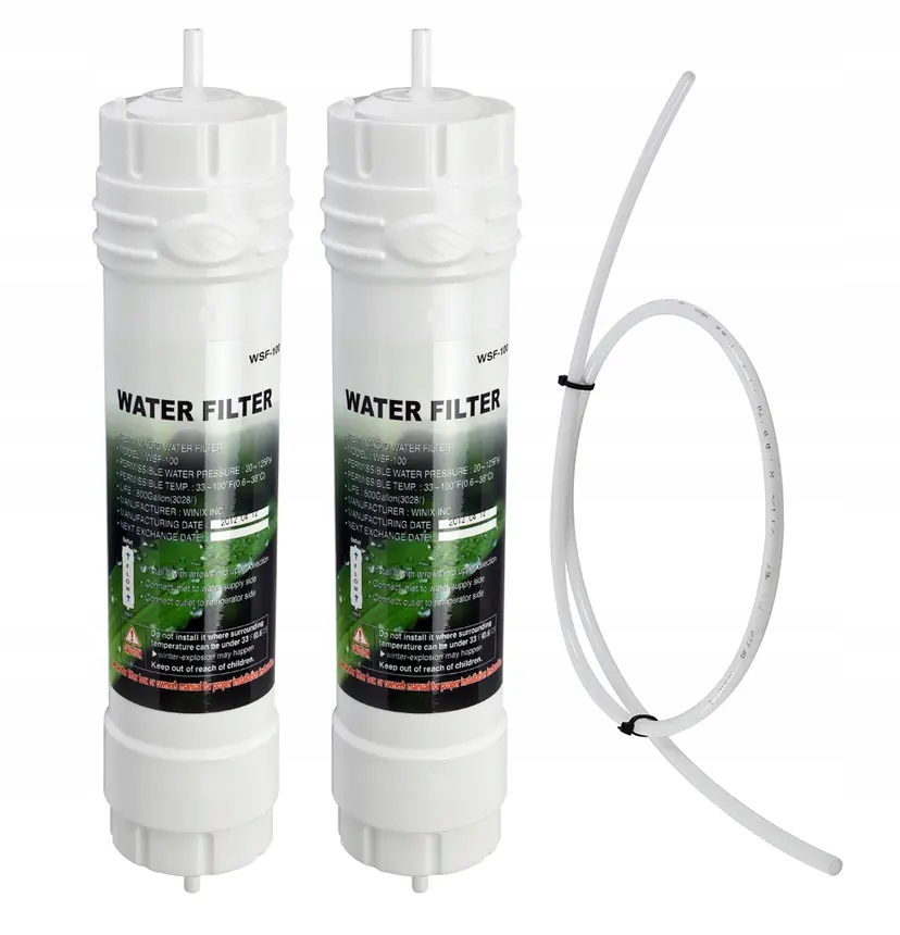 Filtr wody do lodówki Samsung WSF-100 AquaPure Magic 2 szt +5m wężyka DMFit