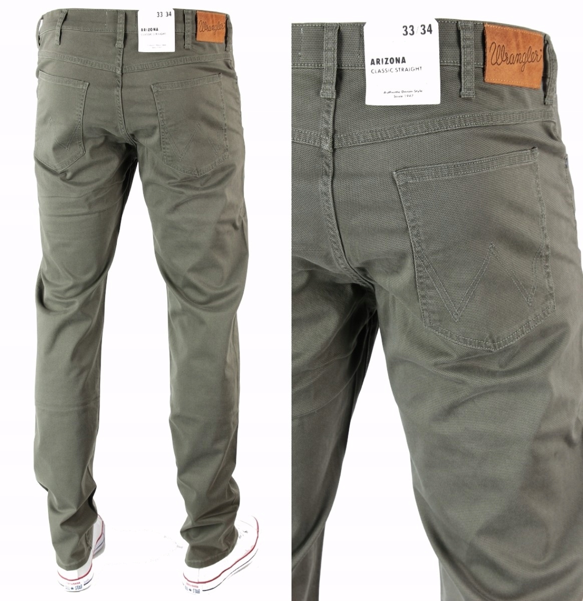 

Wrangler Arizona Jeans Proste Materiał W42 L34