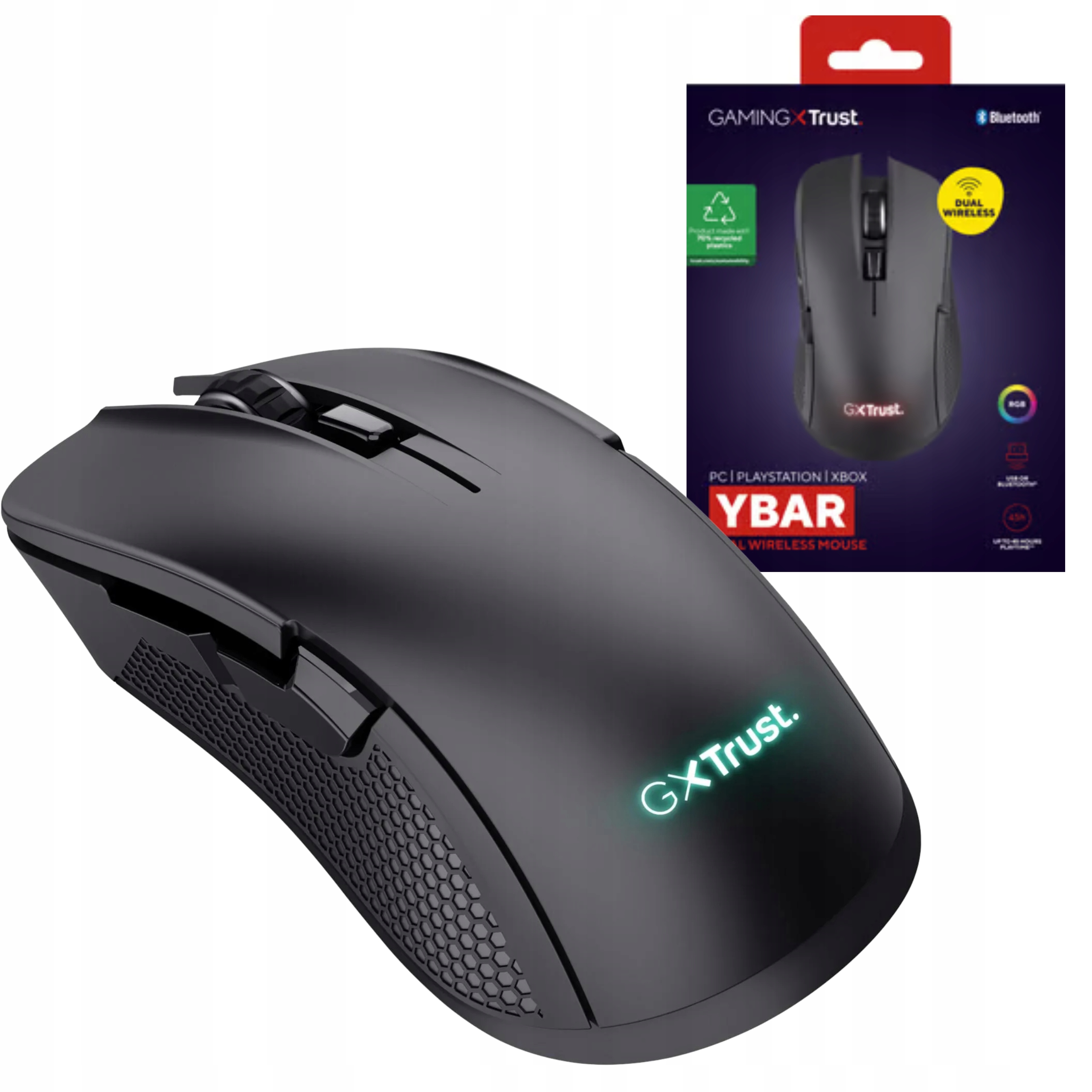 Trust Bezdrátová myš GXT931 Ybar Multi 200dpi černá