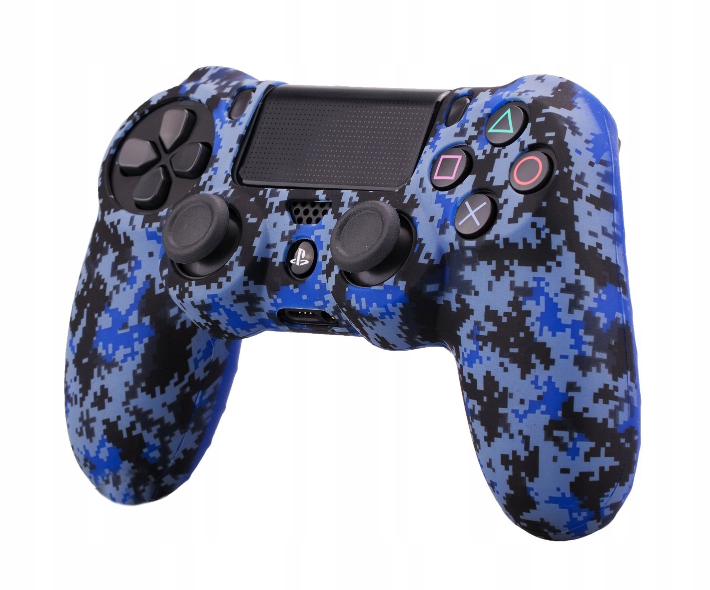 POKROWIEC ETUI SILIKONOWY PANDAREN pada PS4 PRO SLIM Pixel Moro Blue