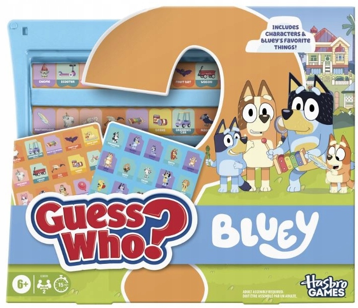 Hasbro Bluey Gra Zgadnij Kto To? Guess Who? gra planszowa imprezowa