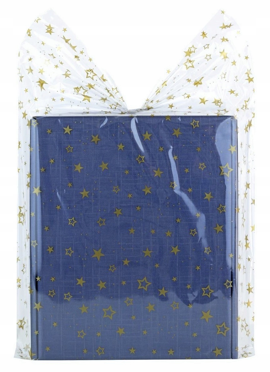 Torebki celofan na prezenty świąteczne 25x40 100 G Materiał celofan
