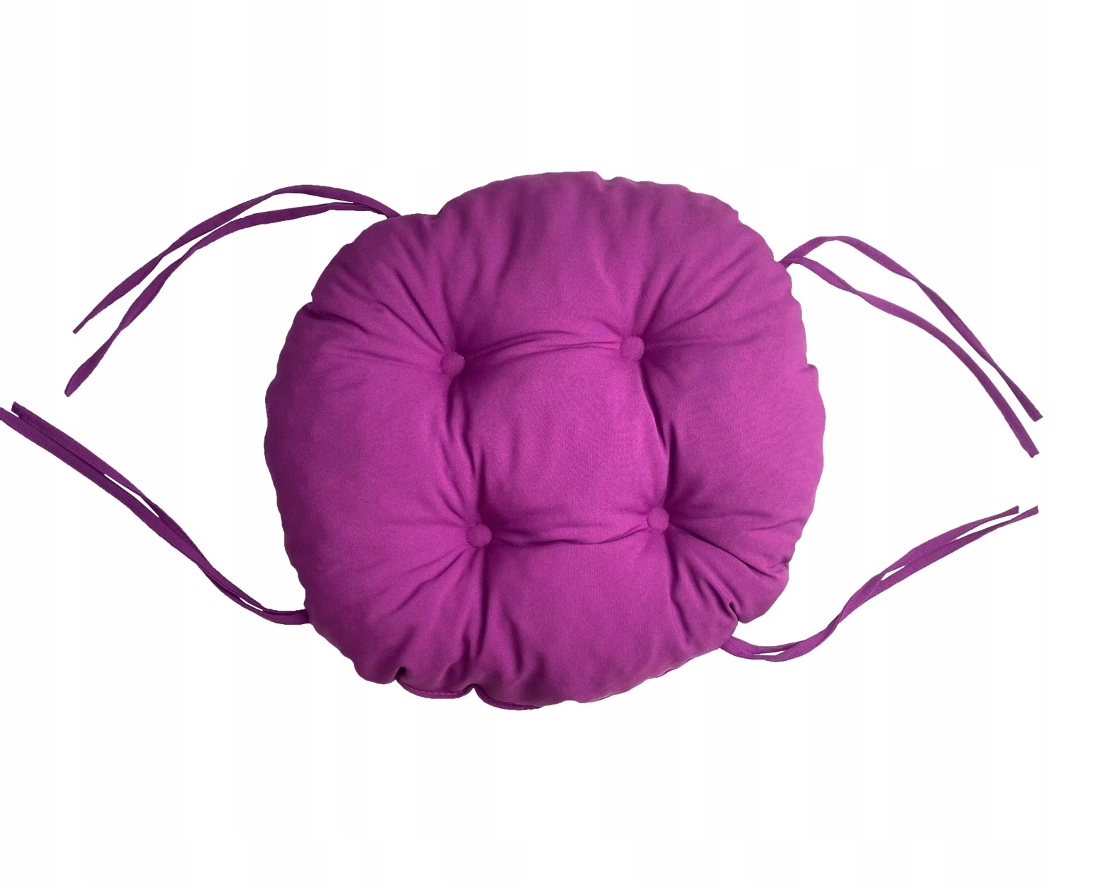 

Poduszka na krzesło taboret 35cm Fuksja Koło