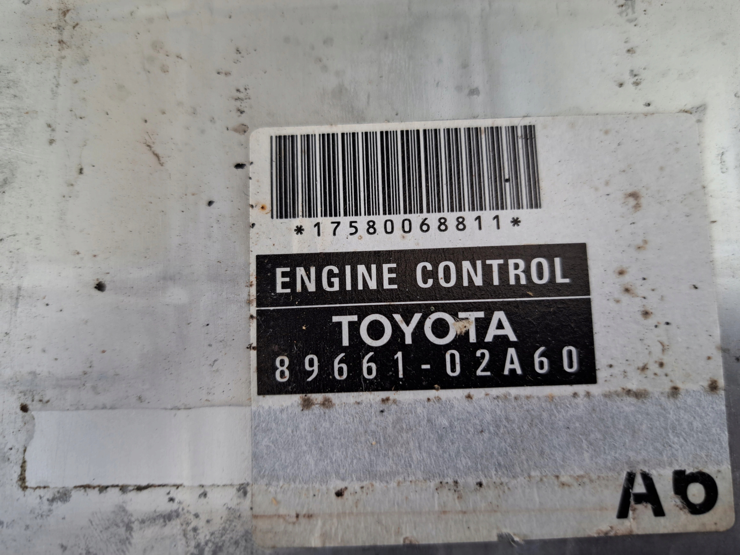 TOYOTA COROLLA 89661-02A60 ECU Computer Original