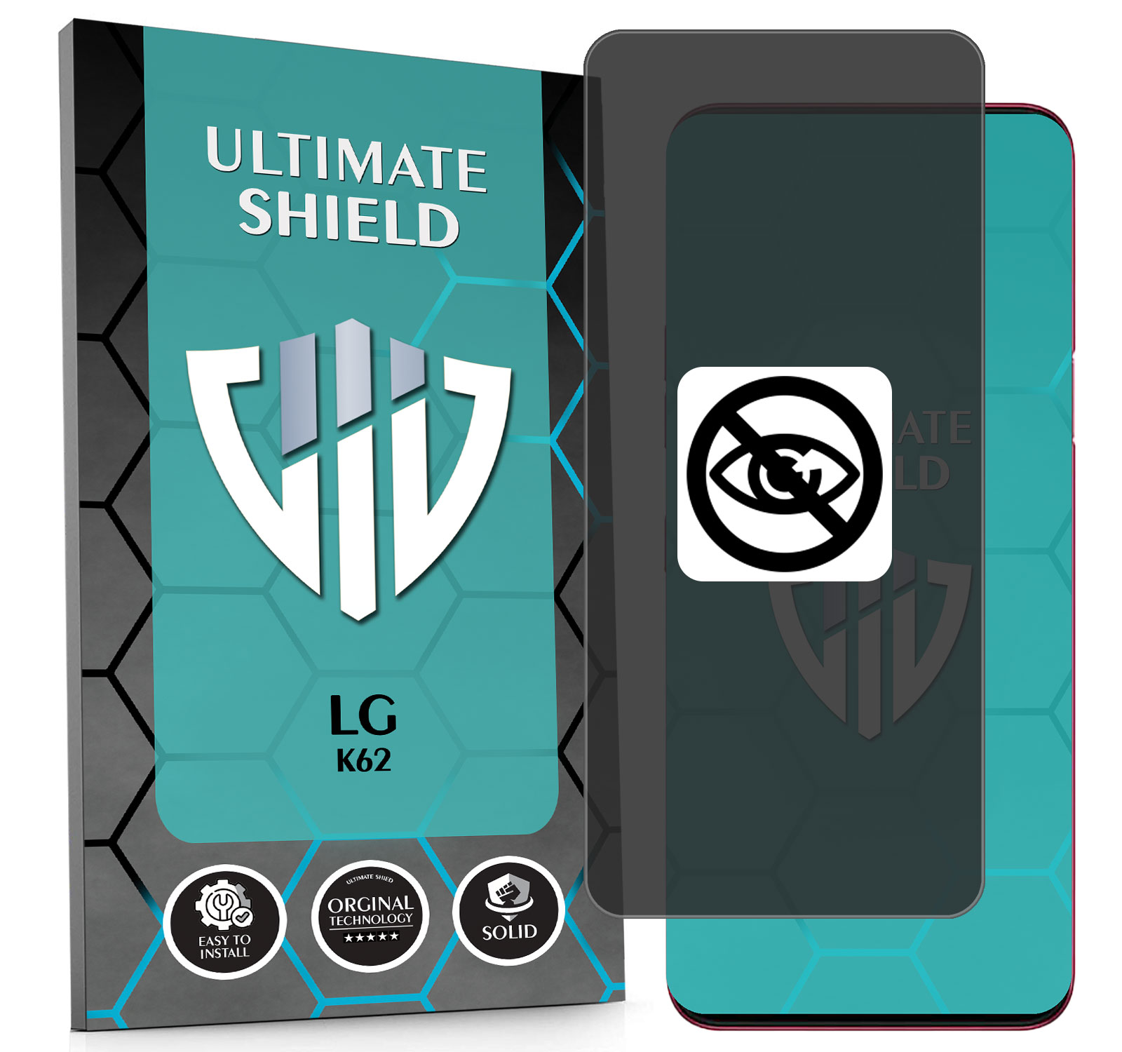 Sklo 5D Privacy Private Anti-spy Pro Lg K62 Hydrogelové Matné