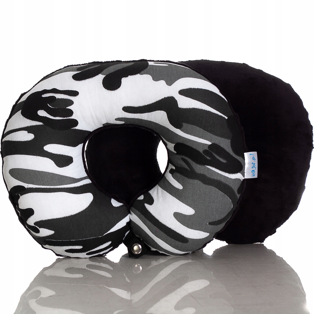 Poduszka podróżna Rogal zagłówek dla dorosłych moro szare