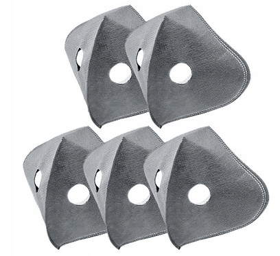 FILTRY DO MASKI MASECZKI ANTYSMOGOWEJ PRZECIW WIRUSOWEJ 5 szt. KN95 FFP2