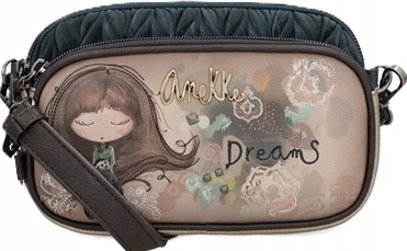 A586 Torebka Anekke Real z dziewczynką listonoszka dwukomorowa