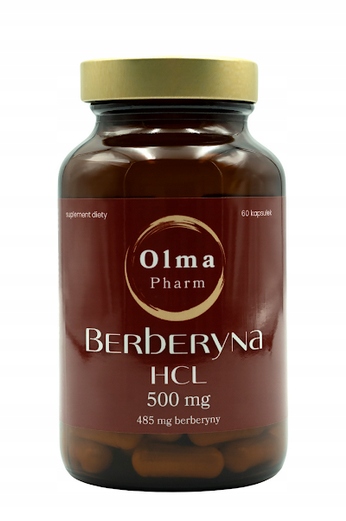 OLMA PHARM Berberyna HCL 500mg, 60 kaps.