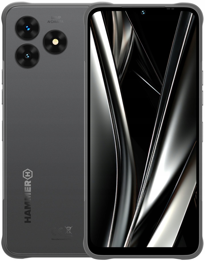 Smartfon Hammer Blade Va 5G 8/128GB 6,6" Grafitowy Usb-c 6000mAh Nfc