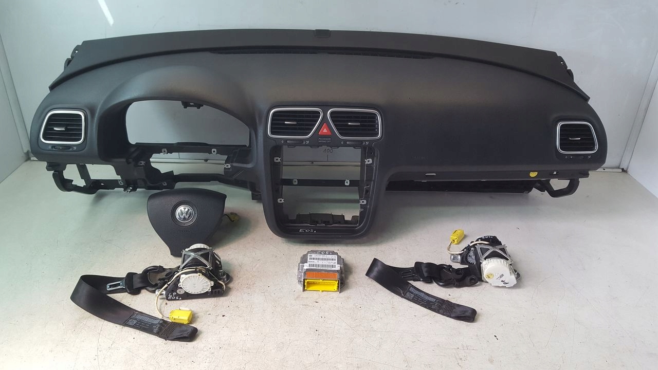 dashboard console tension belts original VW EOS 2,0 FSI