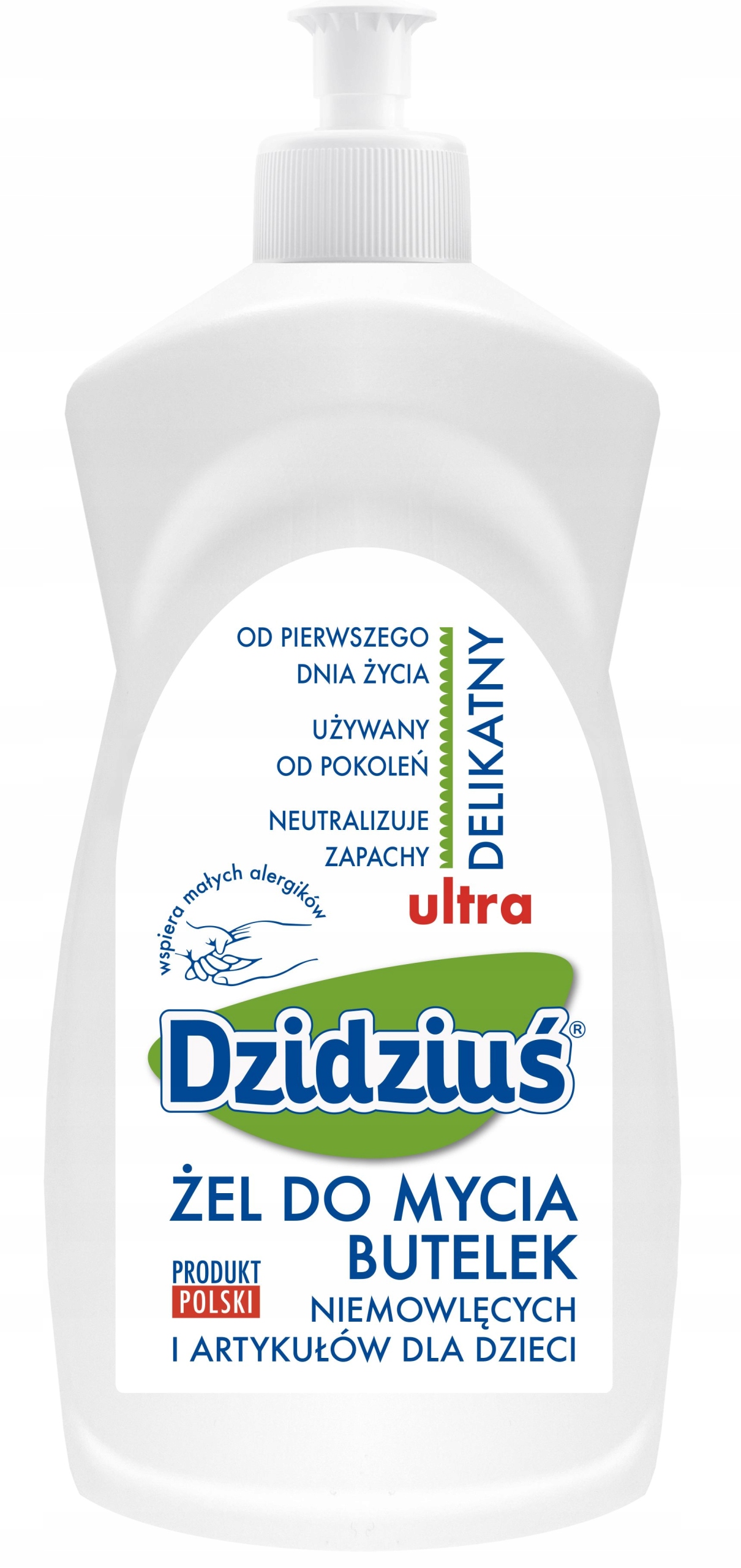 DZIDZIUŚ ŻEL PŁYN DO MYCIA BUTELEK SMOCZKÓW 500 ML