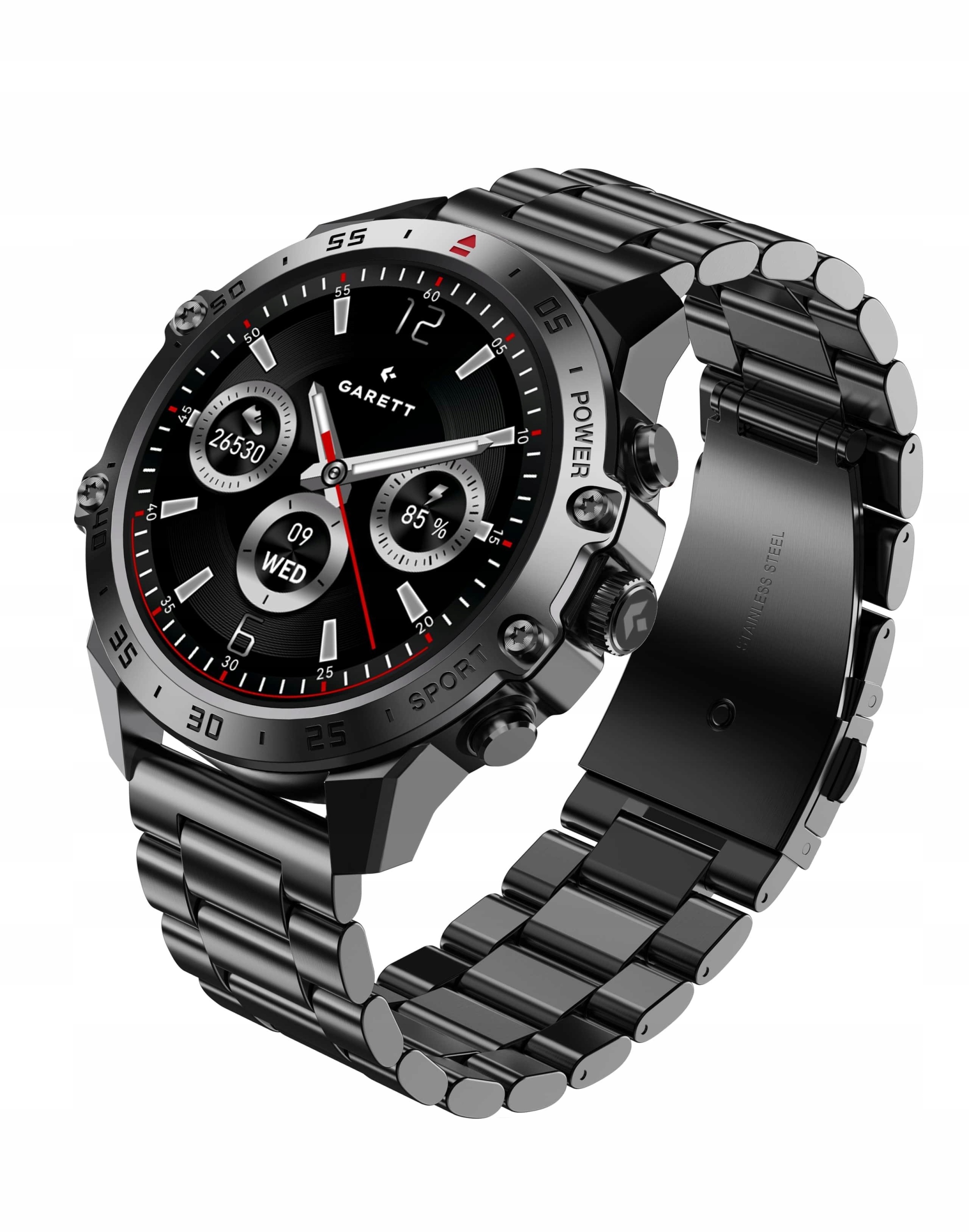 Garett Smartwatch V14 Black Steel V14_BLK_STL