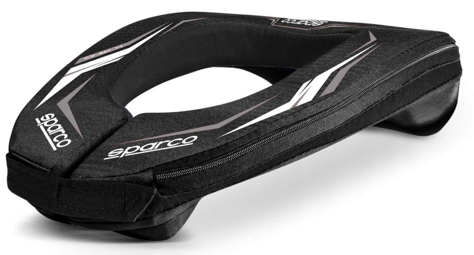 Ochranný golier Sparco K-Ring čierno-strieborný