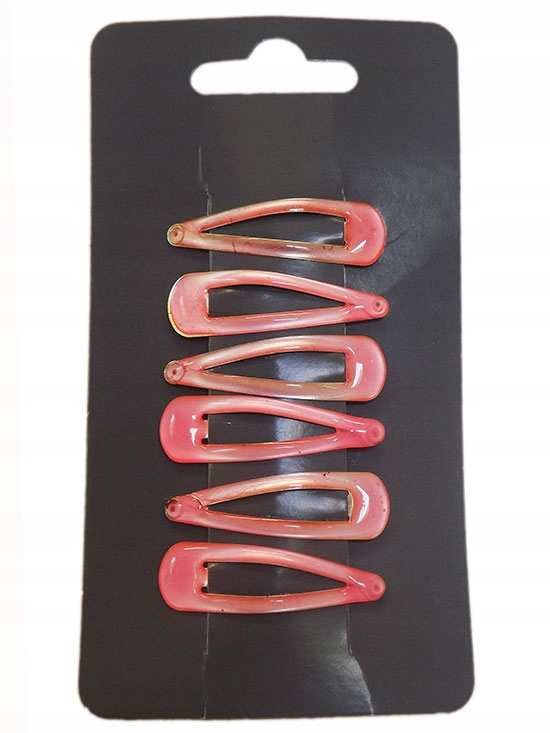 SPINKA DO WŁOSÓW PYK RÓŻOWA ZESTAW 6 szt.