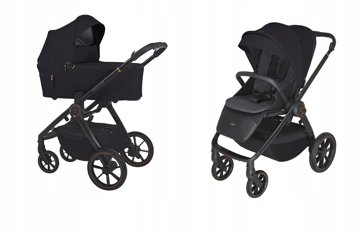 ESPIRO YOGA WÓZEK 2W1 WIELOFUNKCYJNY GŁĘBOKO-SPACEROWY GLOSSY ORIENT