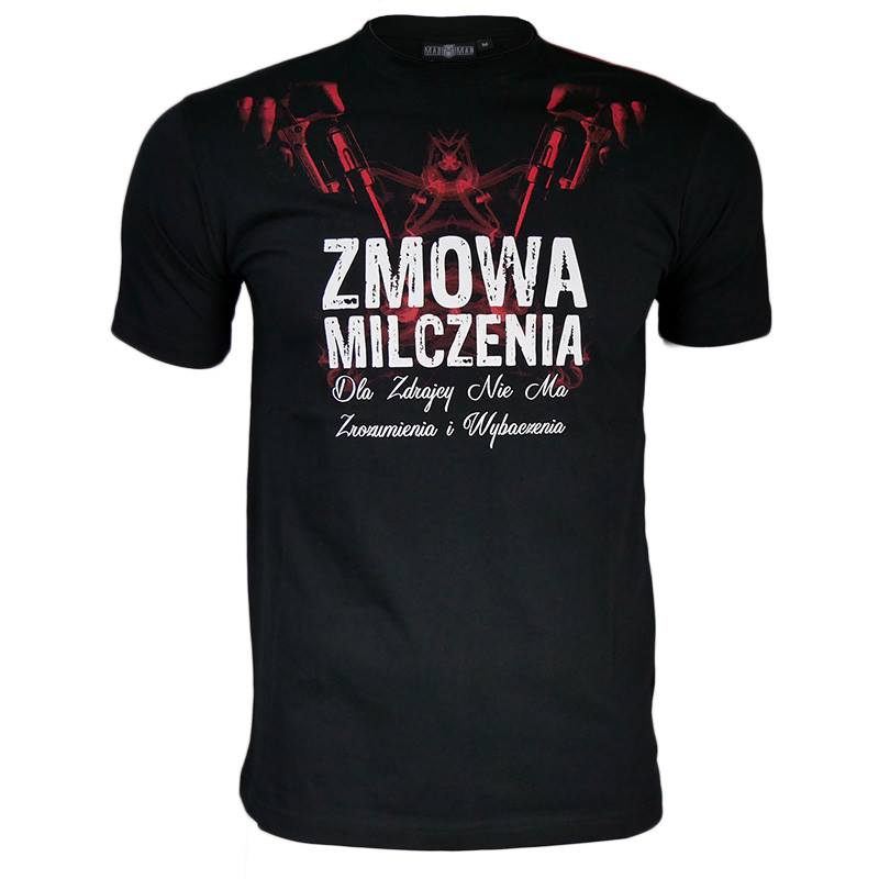 Koszulka uliczna streetwear ZMOWA MILCZENIA S Marka inna