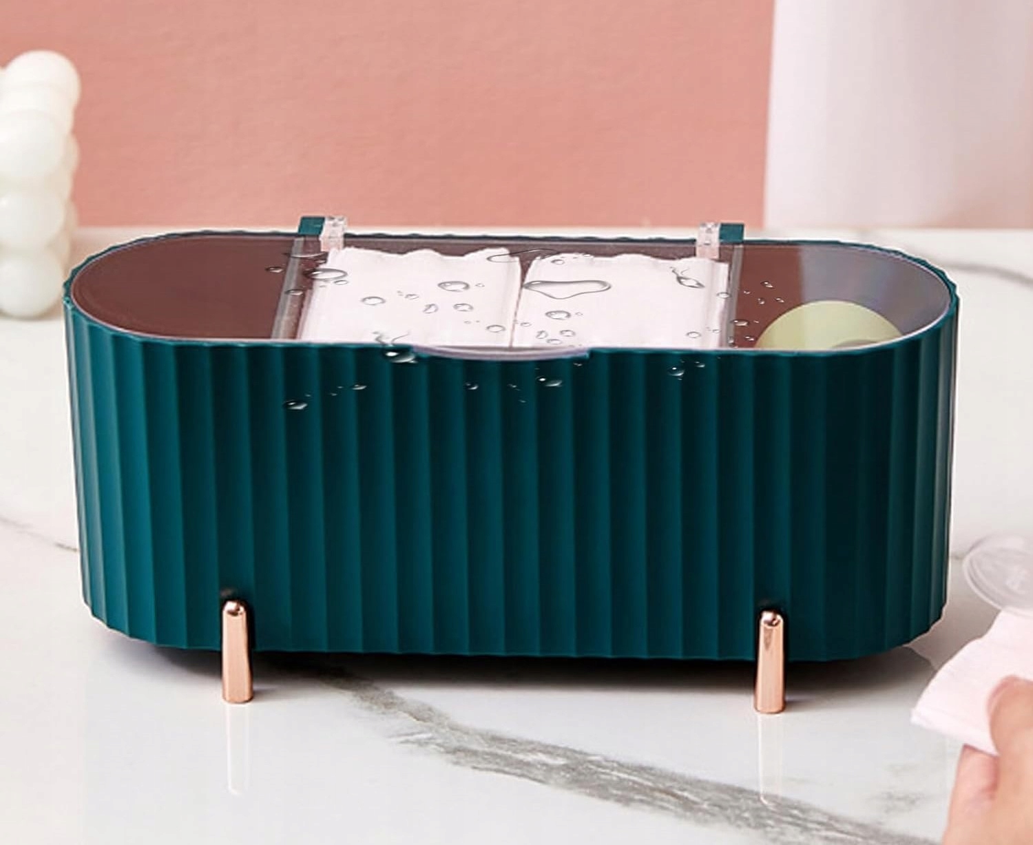 ORGANIZER NA WACIKI PATYCZKI USZU KOSMETYKI AKCESORIA MAKIJAŻU F26 ZIELONY Rodzaj organizer