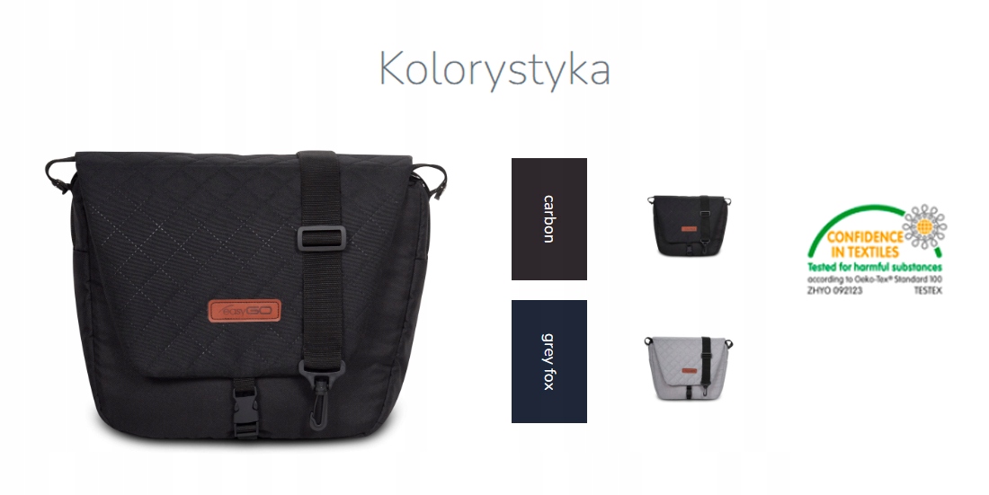 DUŻA Uniwersalna TORBA Do Wózka ORGANIZER Easy Go Marka Easy Go