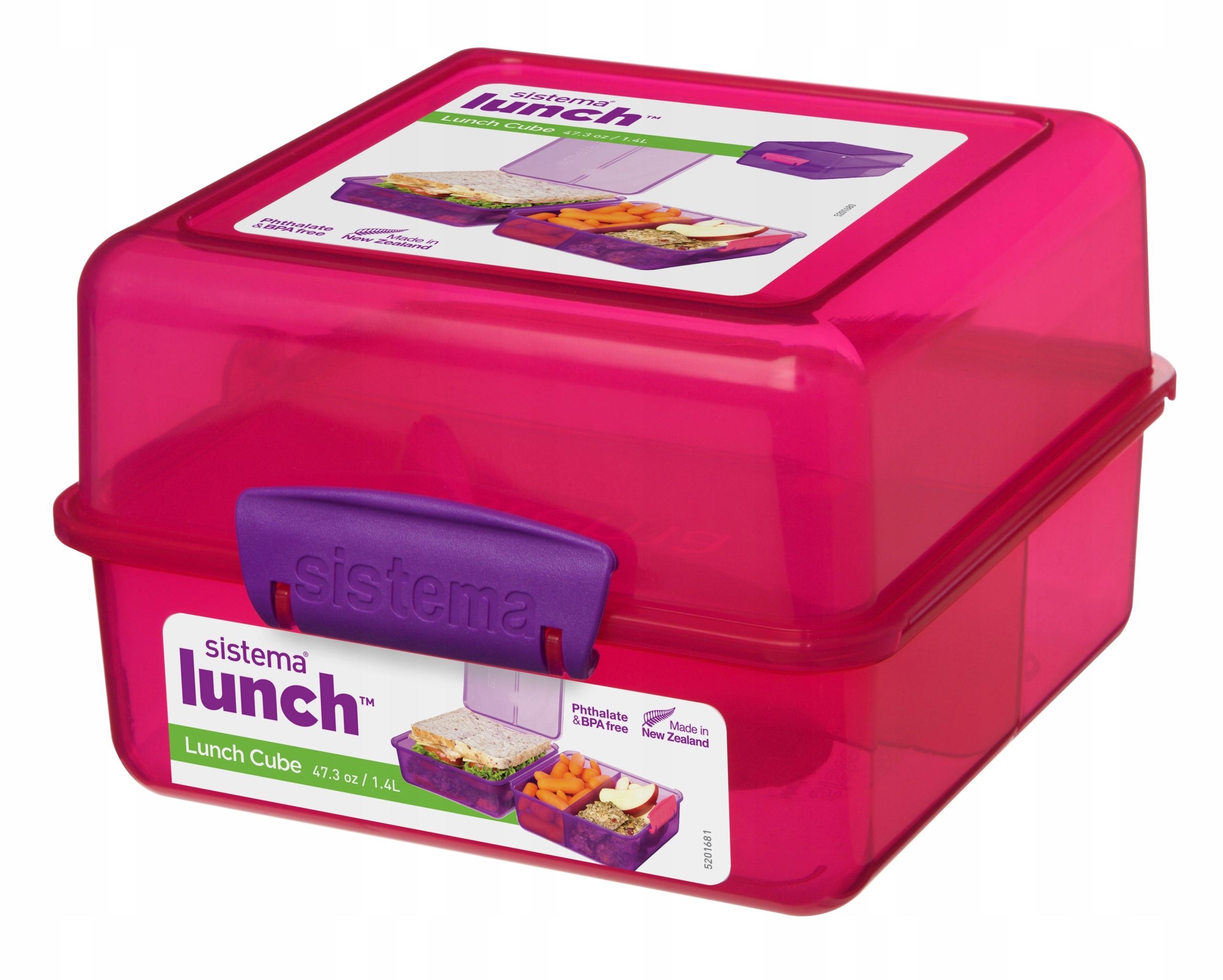 

Sistema Lunch Box 1.4L Lunch Cube dwa poziomy