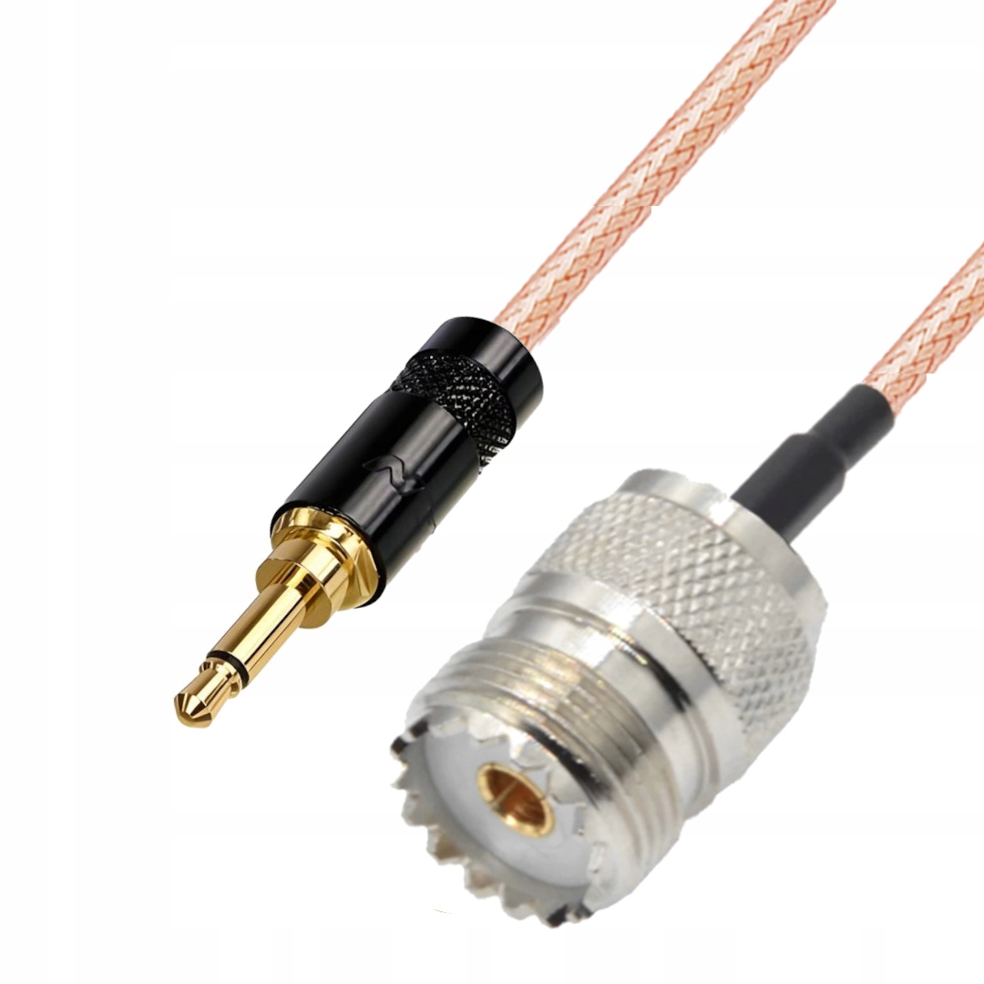 Pigtail Jack 3.5 wtyk Uhf gniazdo RG316 20cm