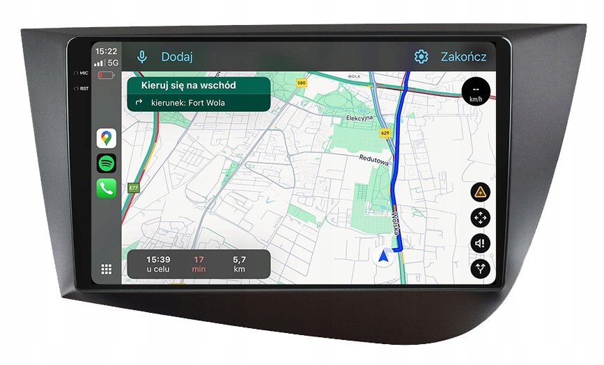 Seat Leon 2005-2012 Radio Navigace Android TS20 12GB/256GB 2K UIS7870