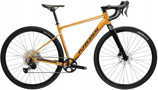 Rower gravelowy Kross Esker 5.0 28 M(19") złoty/grafitowy połysk