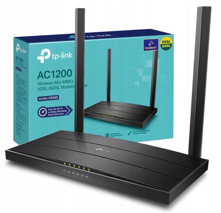 

Bezprzewodowy router/modem Vdsl/adsl AC1200
