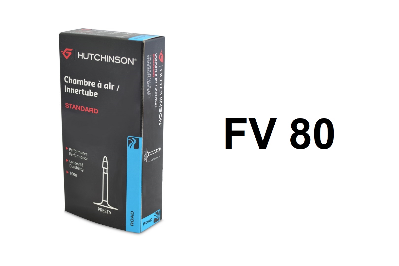 

Dętka 700 x 20/25 [20/25-622/630] FV80 Hutchinson