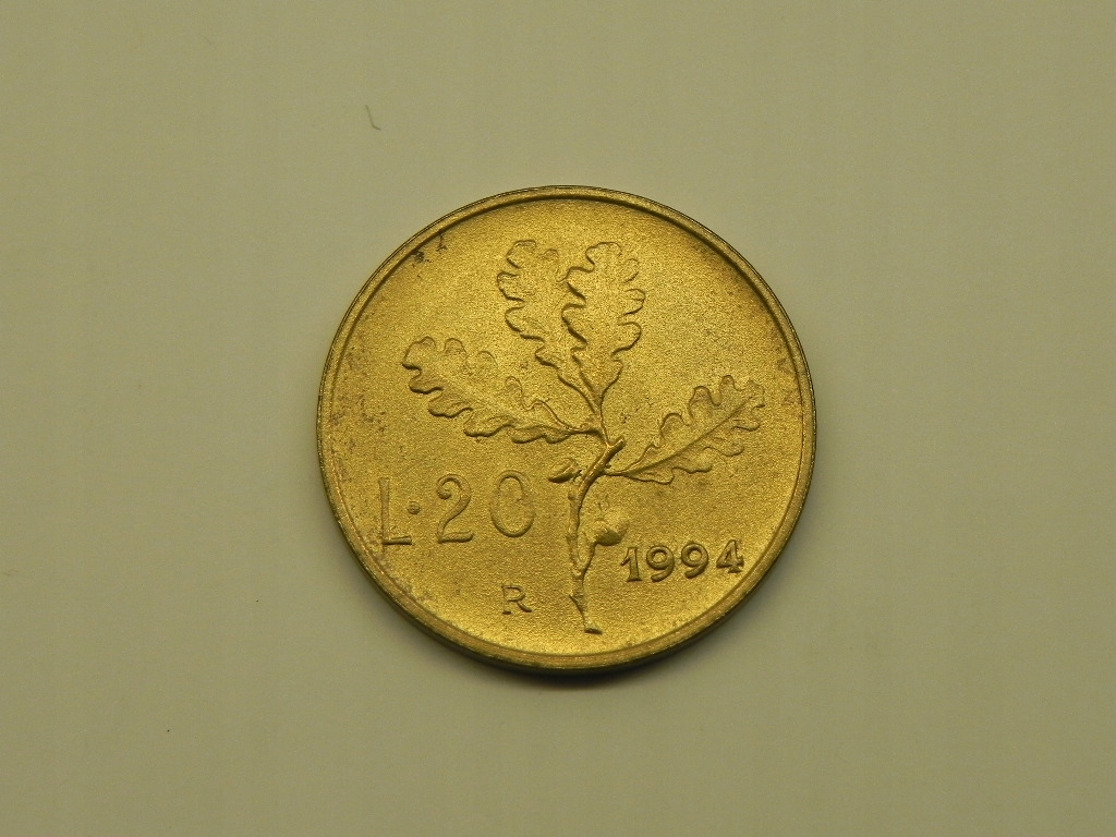 4259/ 20 LIRE 1994 WŁOCHY RZADKA