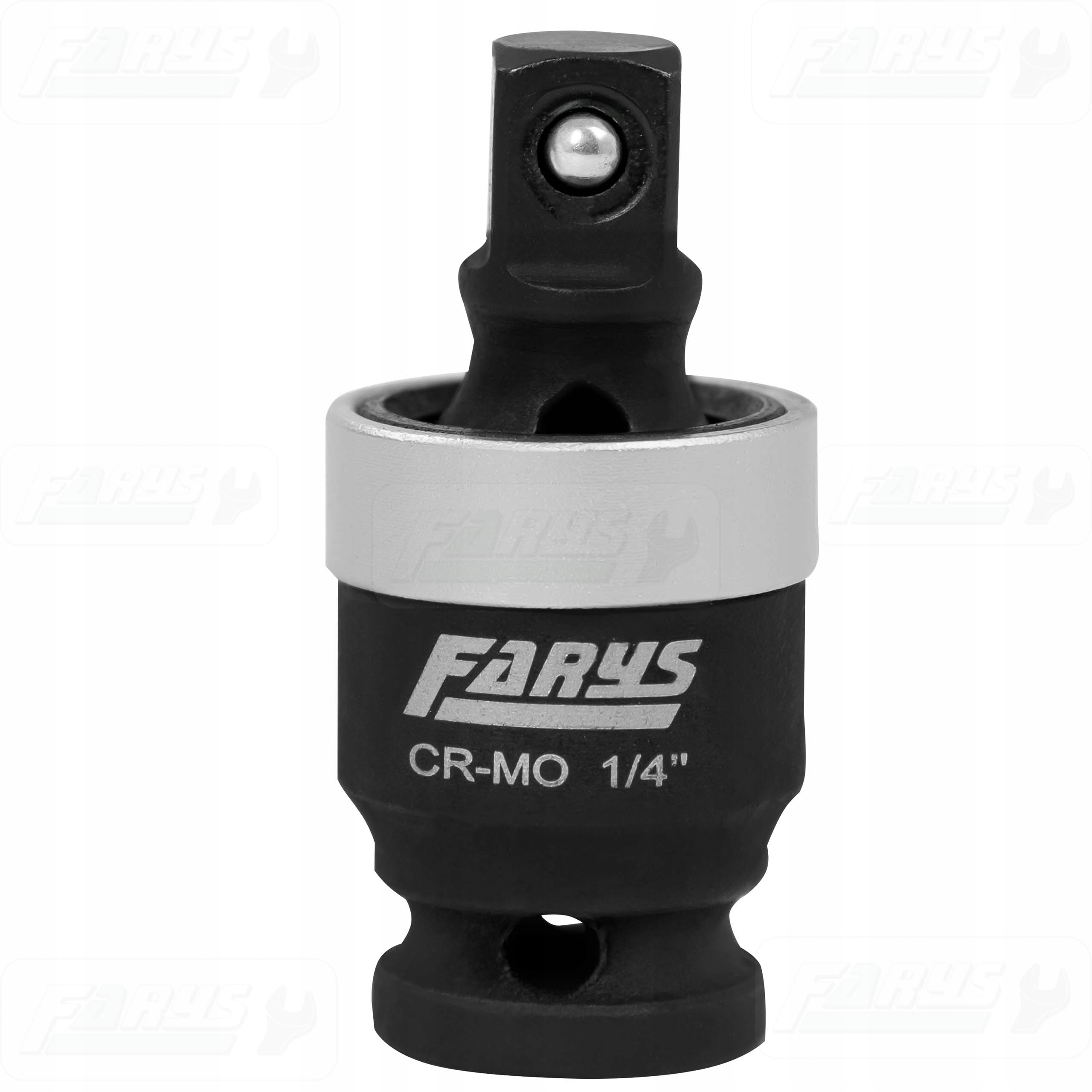 Przegub Kulowy Kulisty Udarowy 1/4" Cardana CrMo Mocny Klucz Nasadowy Farys