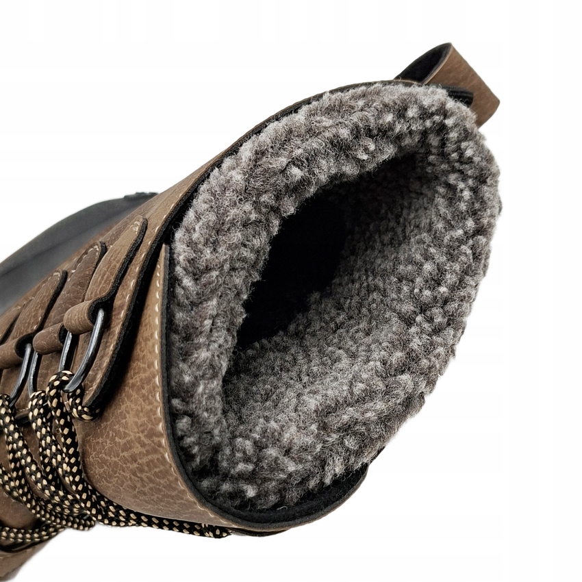 ŚNIEGOWCE BUTY OCIEPLANE LEKKIE CIEPŁE WŁOSKIE SPIRALE YETI UNISEX 42 Rozmiar 42