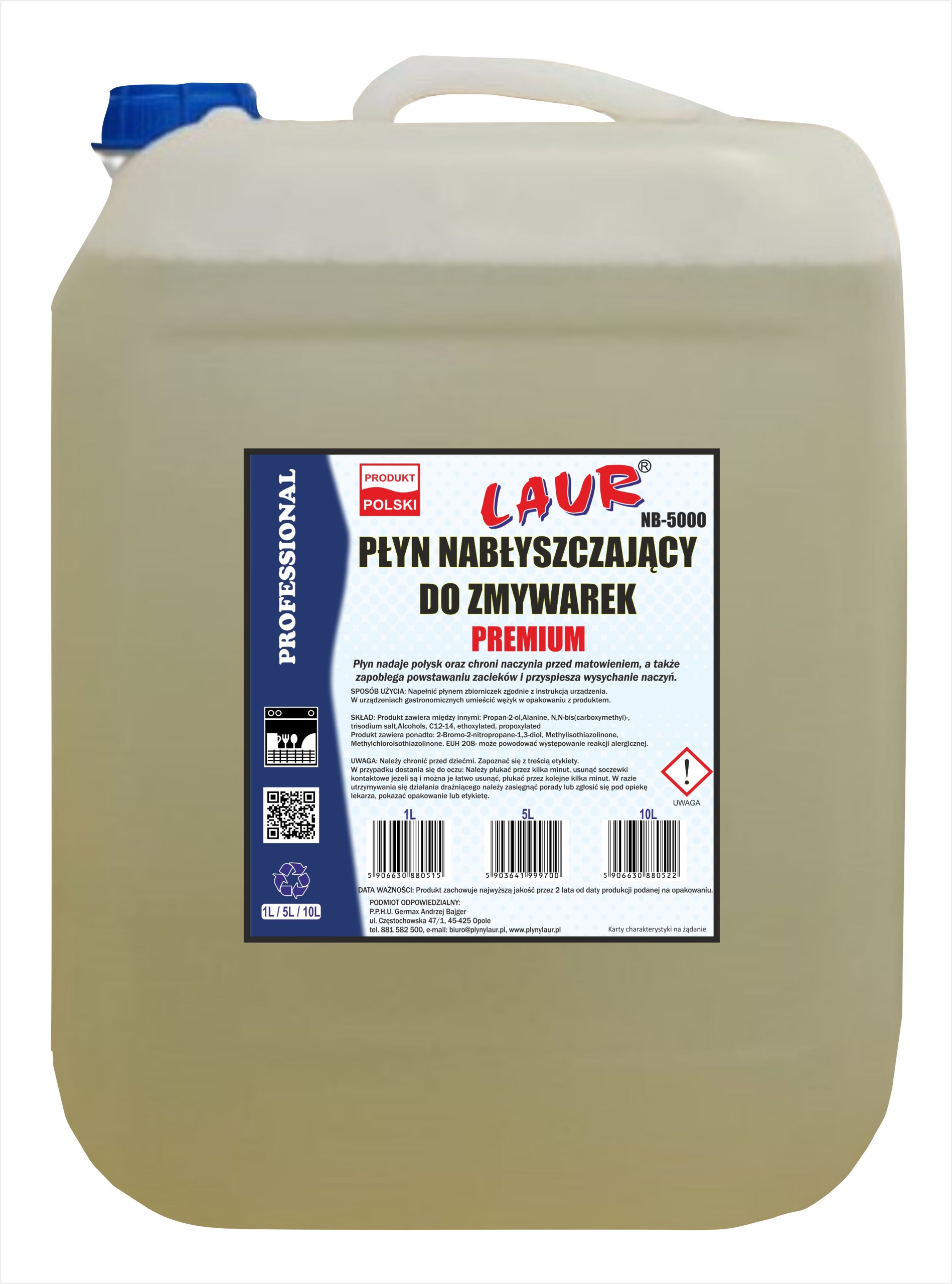 Levně Leštidlo do myček nádobí Gastro 10L Laur (HoReCa) NB-5000