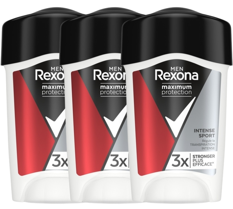 3x Pánský antiperspirant v tyčince Rexona Men Maximum Protection Intense Sp