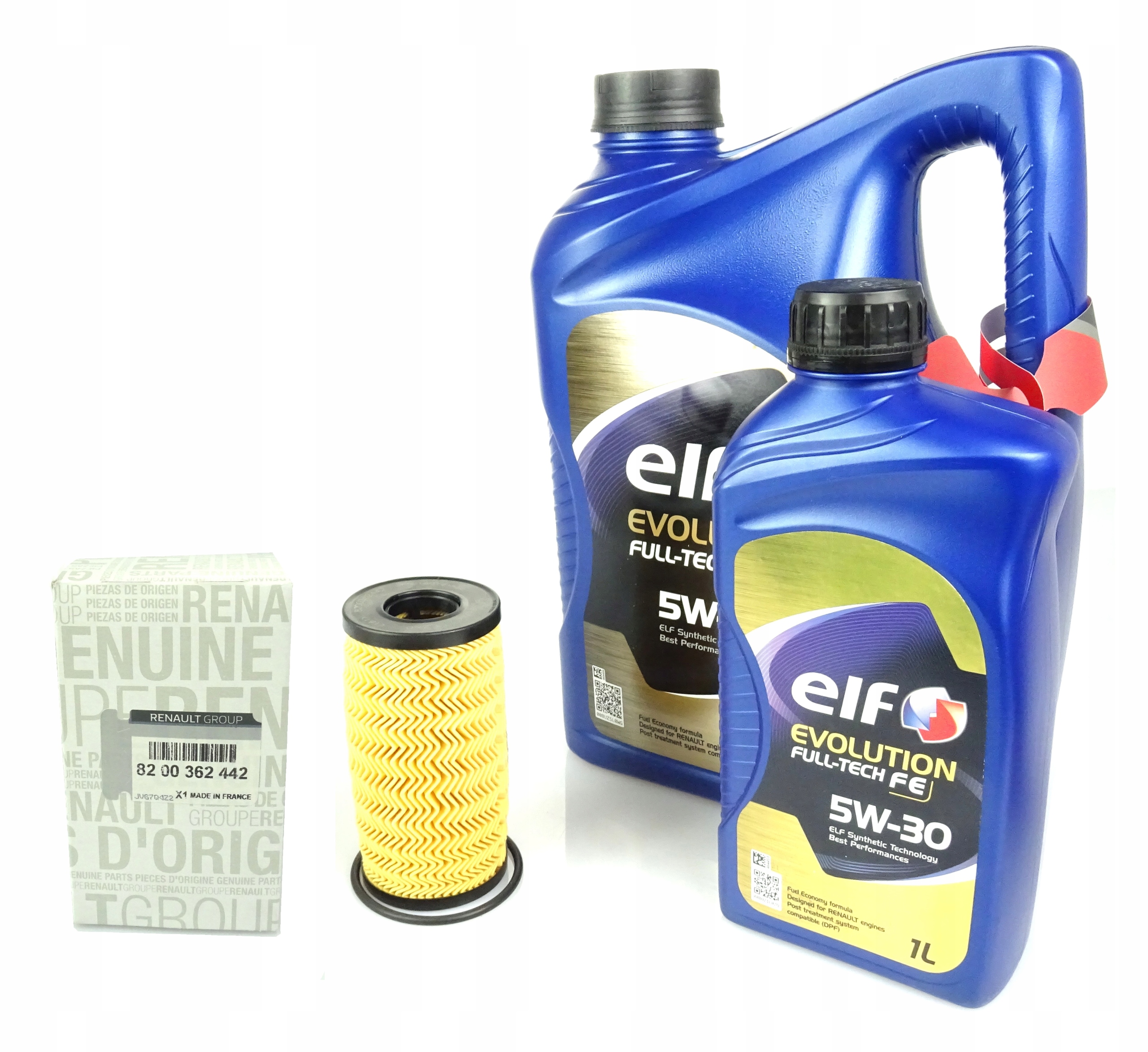8200362442 - ELF 5W30 6L МАСЛЯНИЙ ФІЛЬТР RENAULT LAGUNA III 2.0 DCI