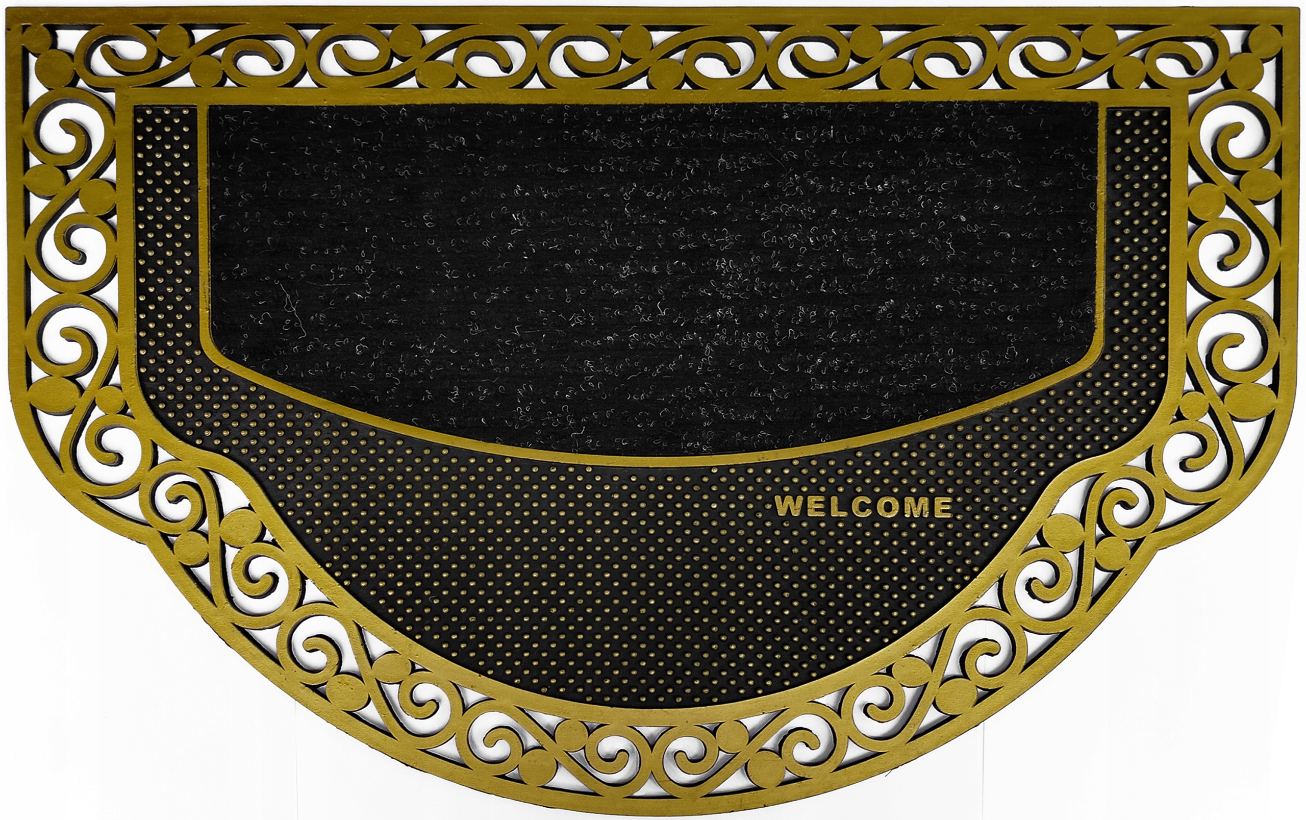 WYCIERACZKA WEJŚCIOWA ZEWNĘTRZNA MASYWNA ZŁOTA POD DRZWI DO BUTÓW STYLOWA