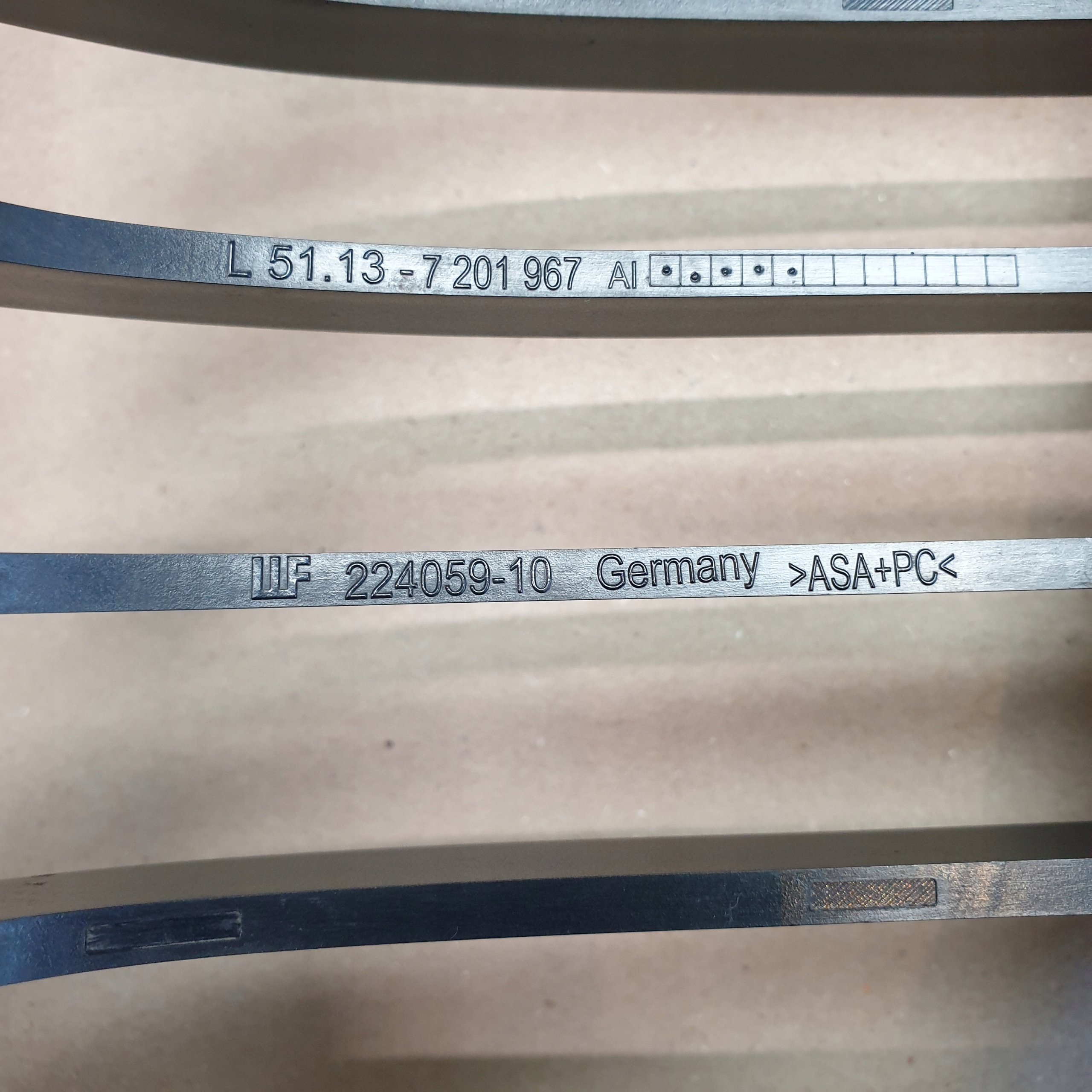 mask hip pack bal eleje BMW 3 E90 E91 OE EU