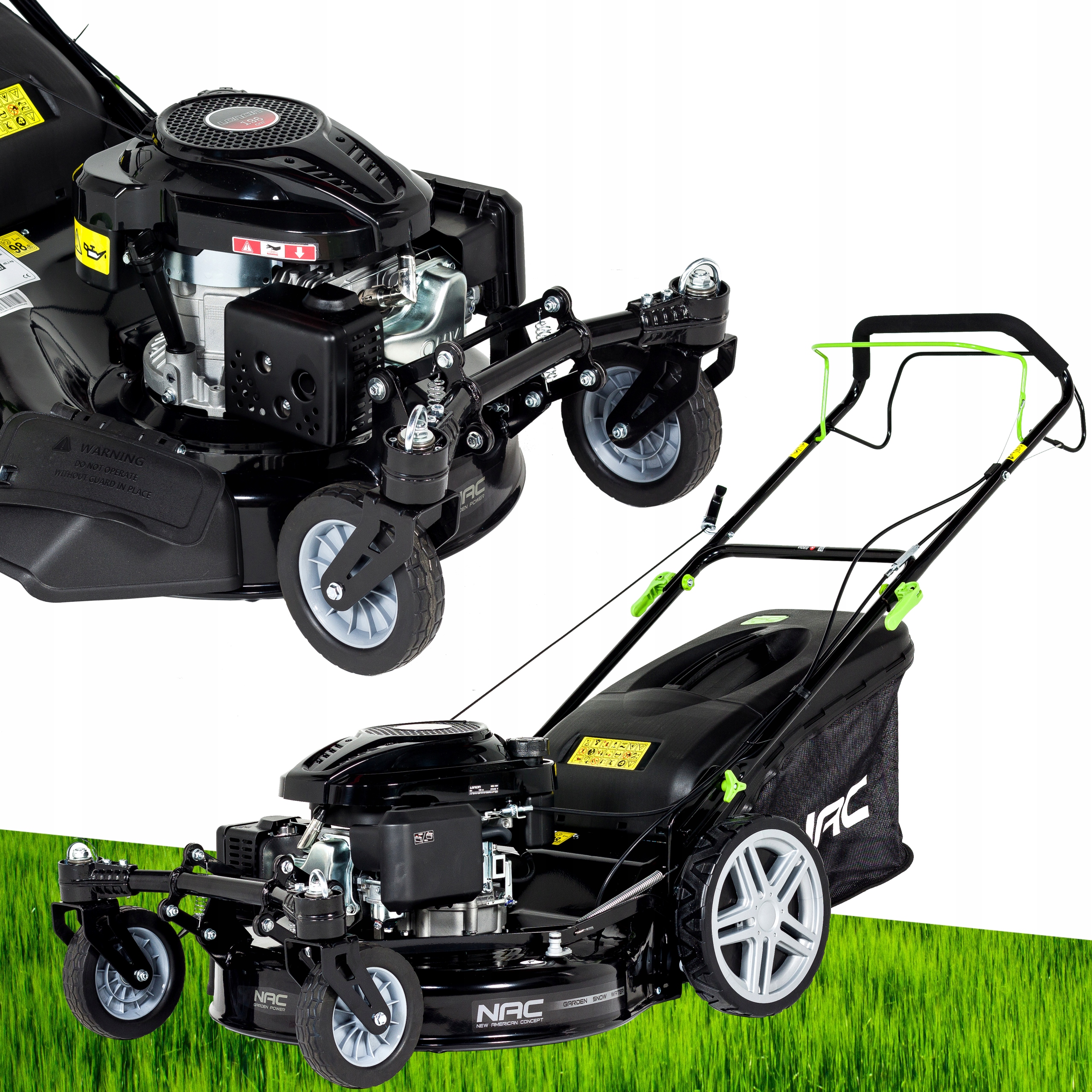 Kosiarka Spalinowa Nac LS56-196L-JR2 Skrętne Koła