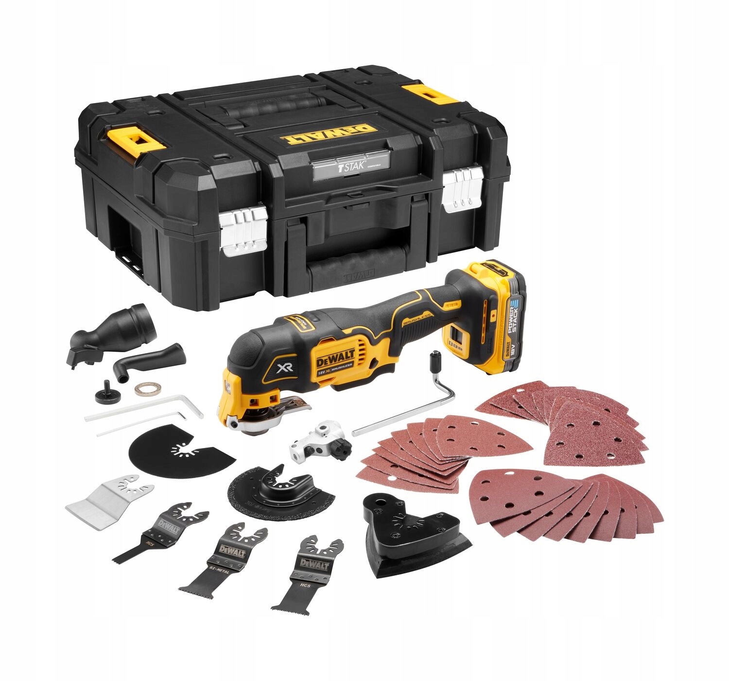 Dewalt Narzędzie Multitool Powerstack DCS356E1T