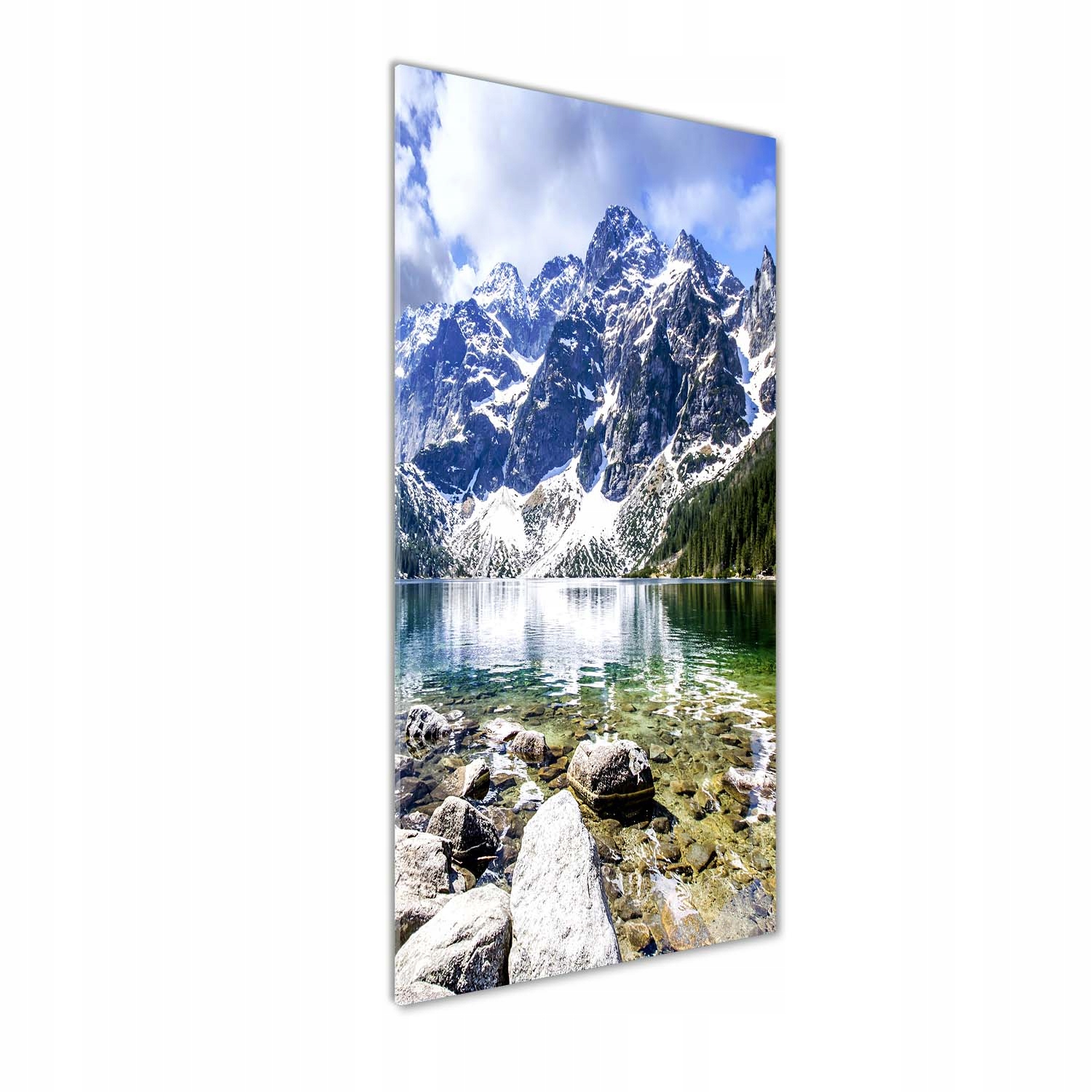 

Foto obraz akrylowy Morskie oko Tatry 50x125 cm